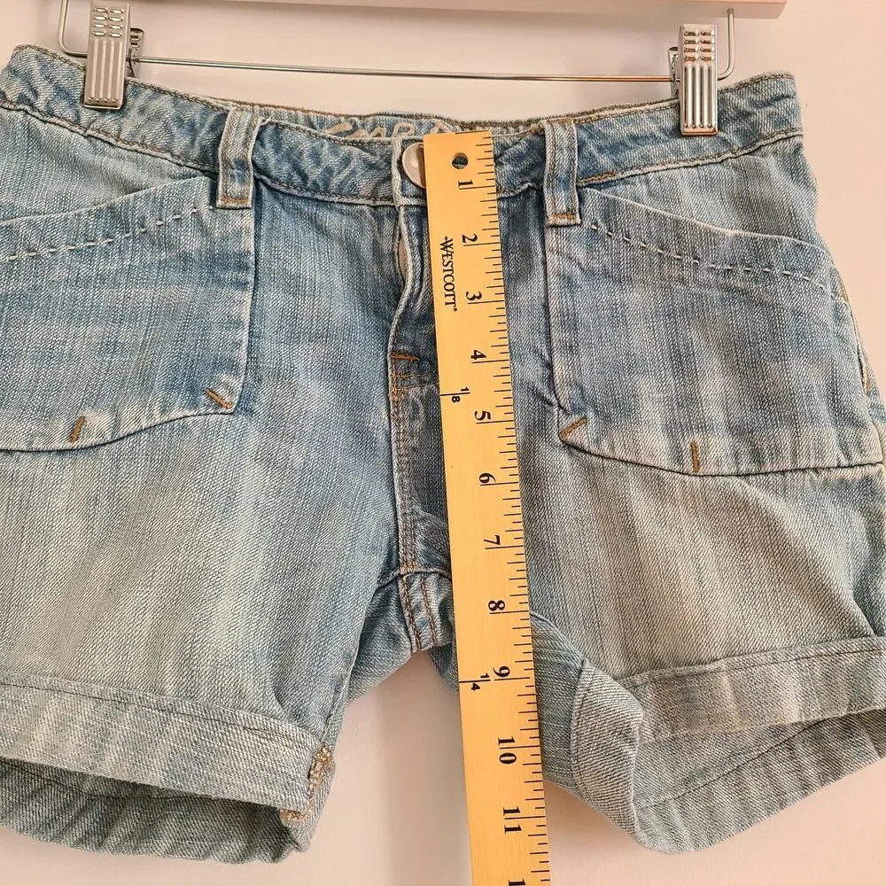 GAP Light Blue Kids Denim Shorts Size 12 Girls